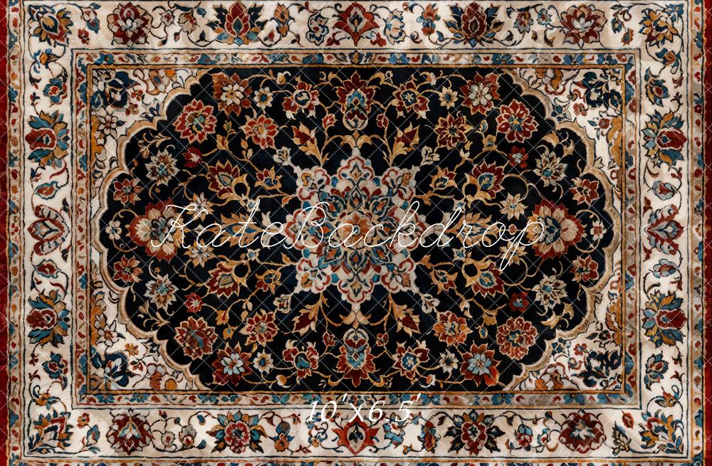 Kate Vintage Feine Kunst Bunter Blumen Marmor Boden Hintergrund entworfen von Kate Image - Kate Backdrop.de