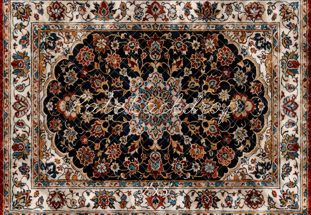 Kate Vintage Feine Kunst Bunter Blumen Marmor Boden Hintergrund entworfen von Kate Image - Kate Backdrop.de