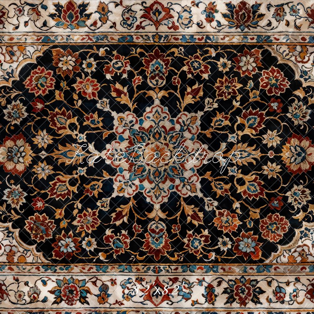 Kate Vintage Feine Kunst Bunter Blumen Marmor Boden Hintergrund entworfen von Kate Image - Kate Backdrop.de