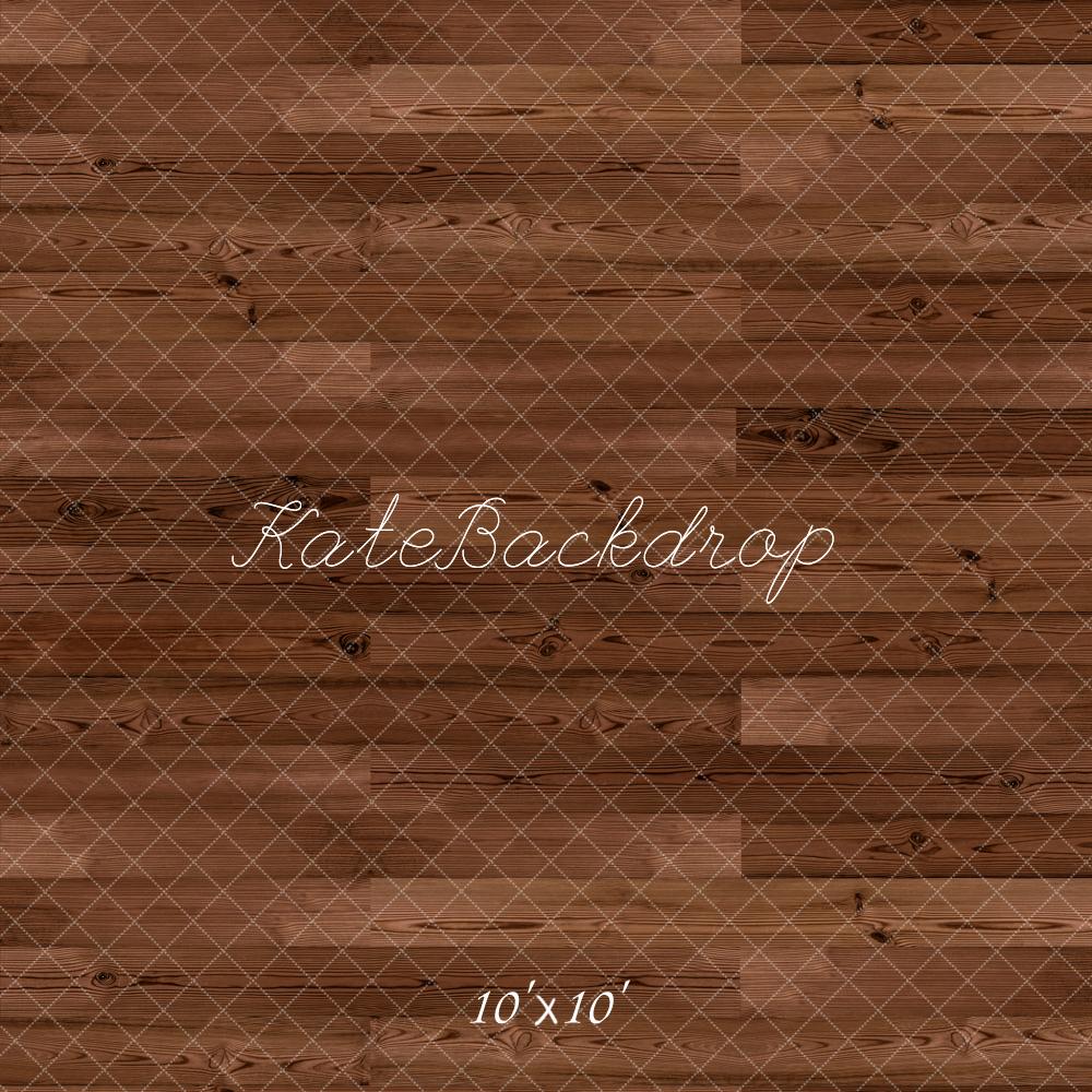 Kate Dunkelbrauner Gestreifter Holzboden Hintergrund entworfen von Kate Image - Kate Backdrop.de