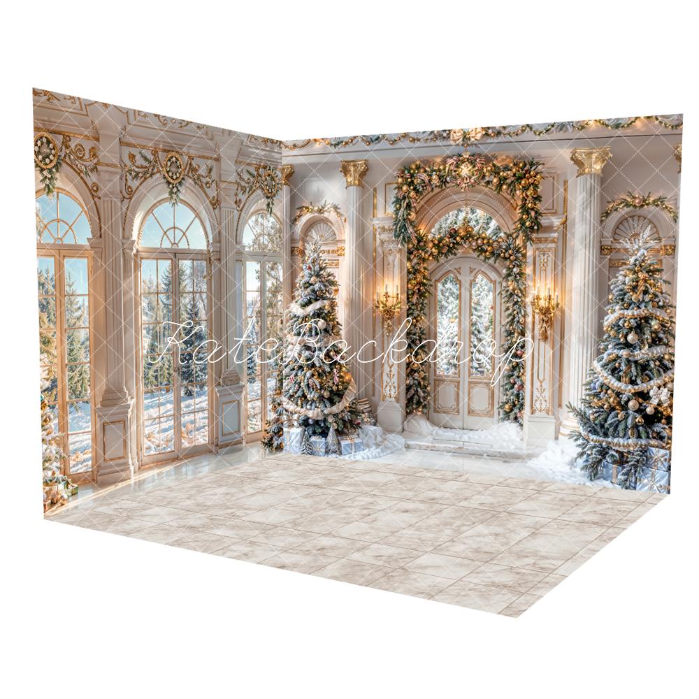 Kate Winter Weihnachtsbaum Tür Schnee Zimmer Set (8ftx8ft&10ftx8ft&8ftx10ft)