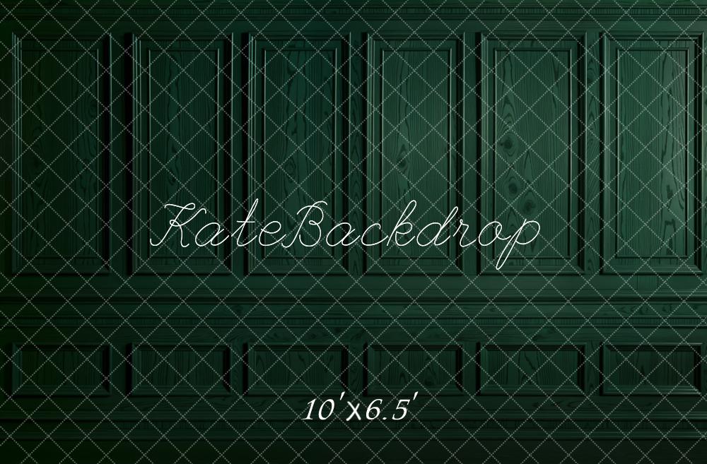 Kate Dunkelgrüner Retro Wand hintergrund entworfen von Emetselch - Kate Backdrop.de
