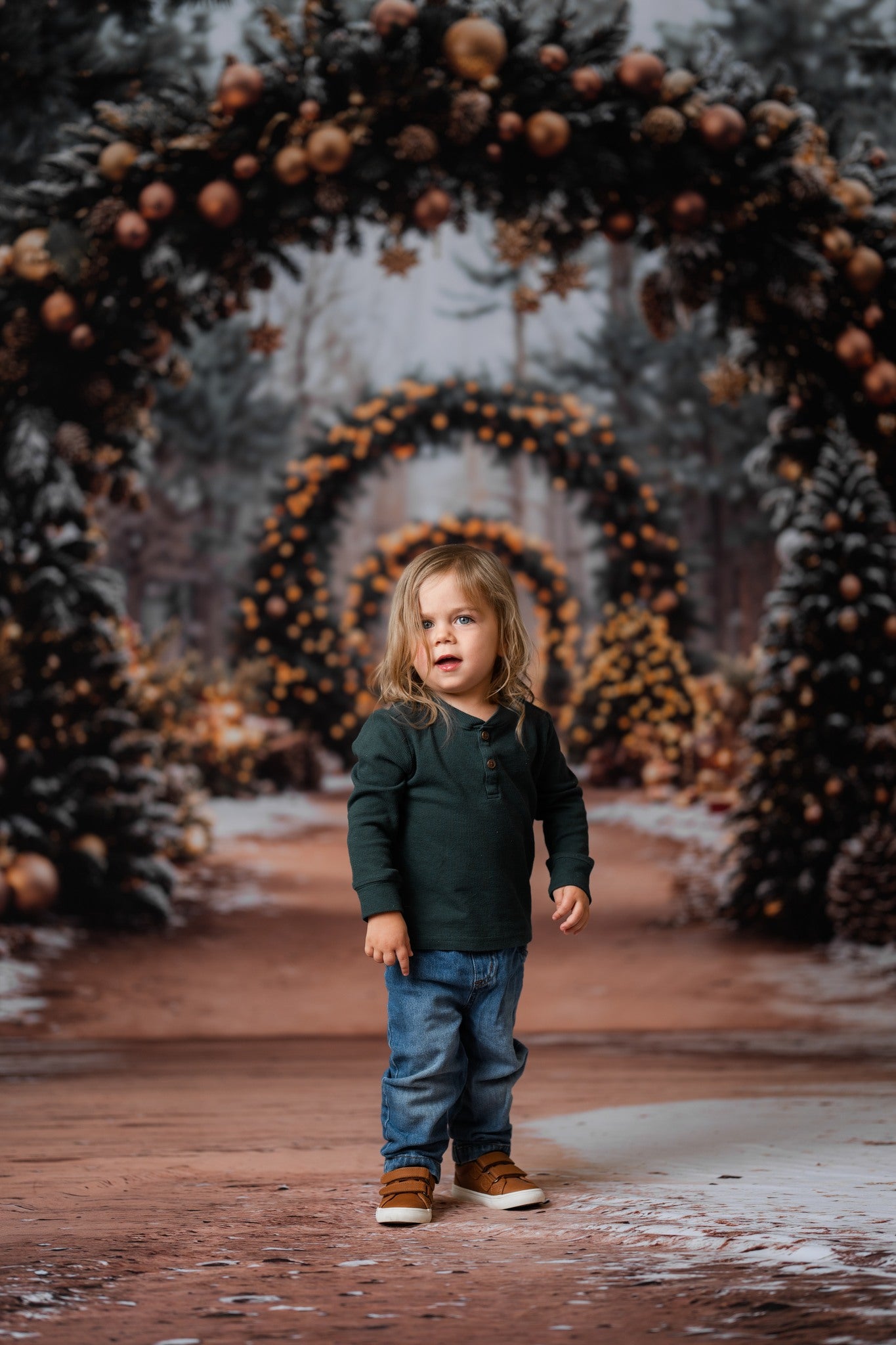 Kate Weihnachtsbaum Torbogen Wald Hintergrund - Kate Backdrop.de