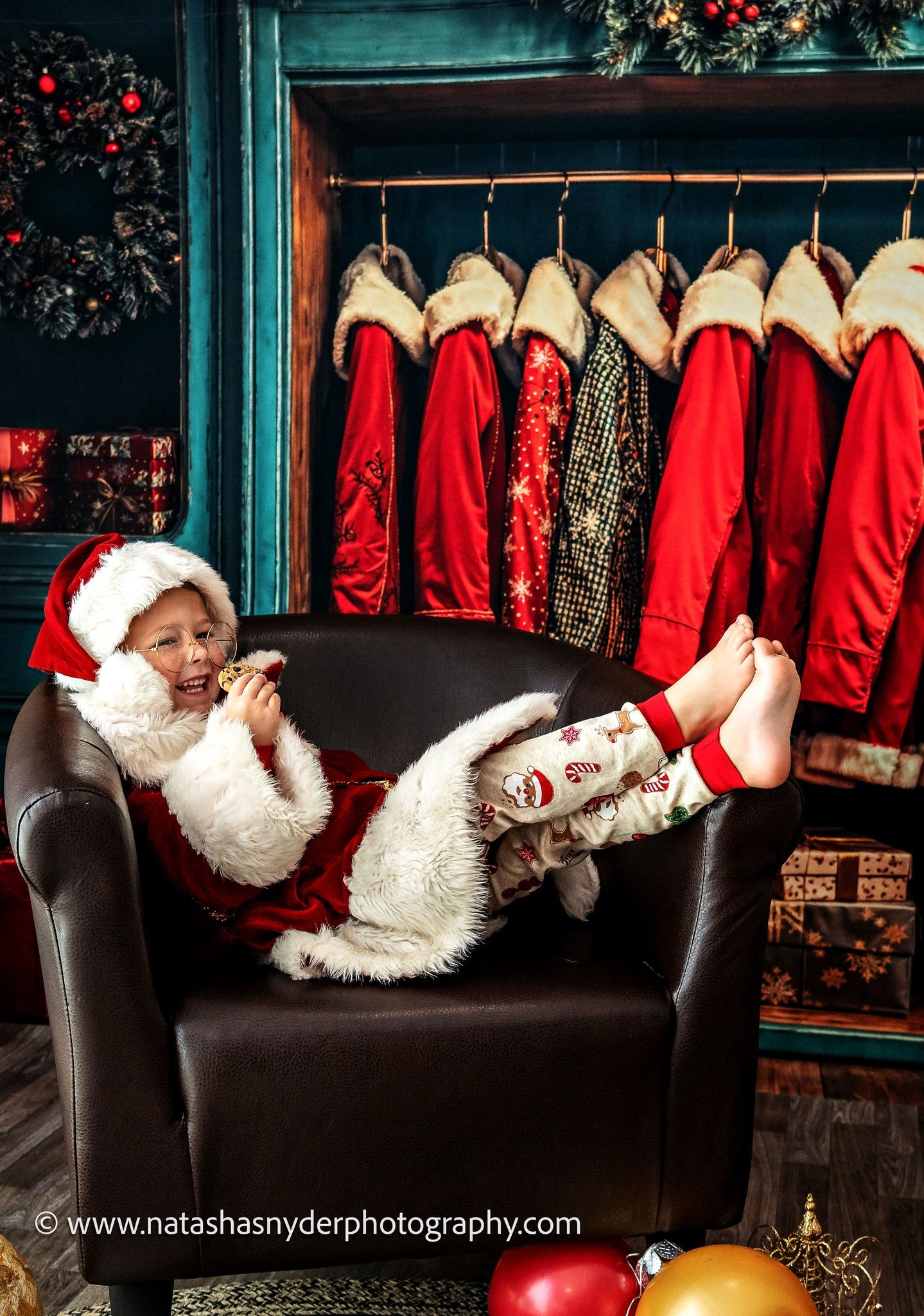 Kate Weihnachten Mäntel Geschenkboxen Vintage Hintergrund Entworfen von Emetselch