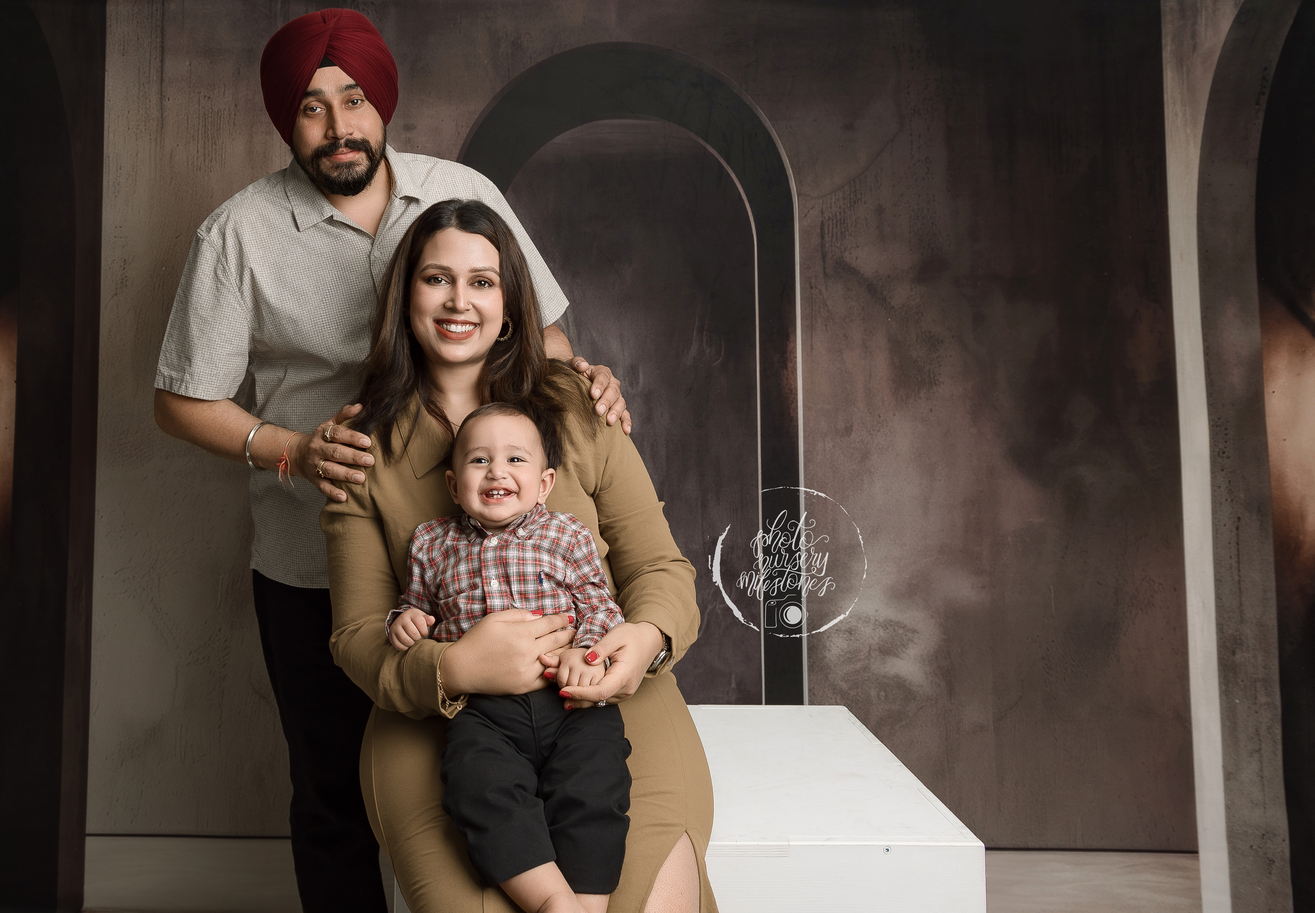 Kate Abstrakte Bögen Stein Textur Hintergrund Entworfen von Mini MakeBelieve