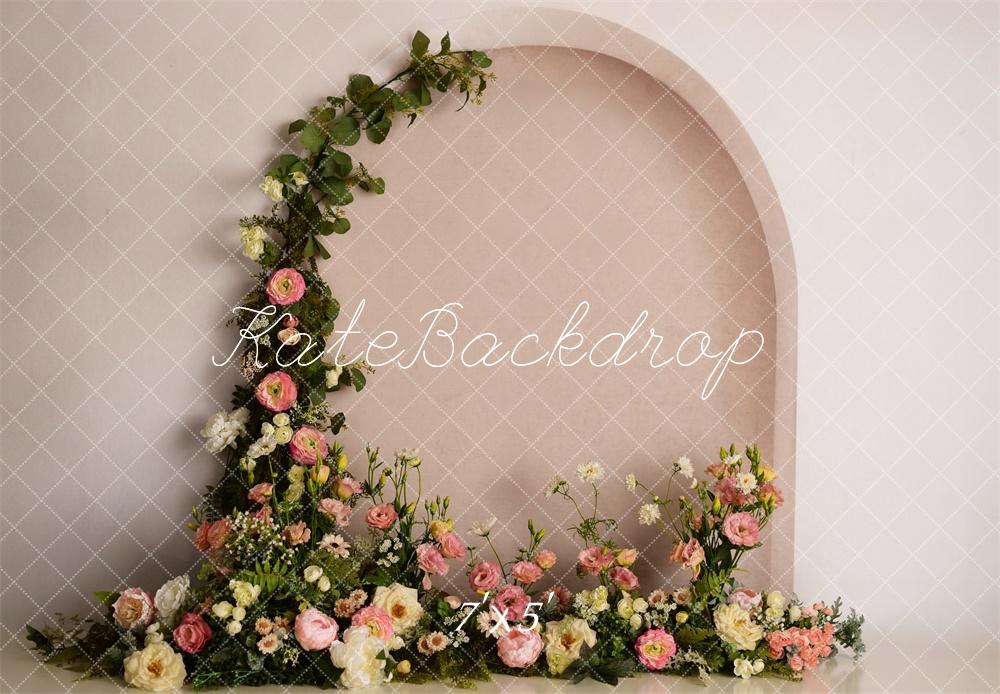 Kate Frühling Blumenbogen Wand Elegant Hintergrund von Mandy Ringe Fotografie - Kate Backdrop.de
