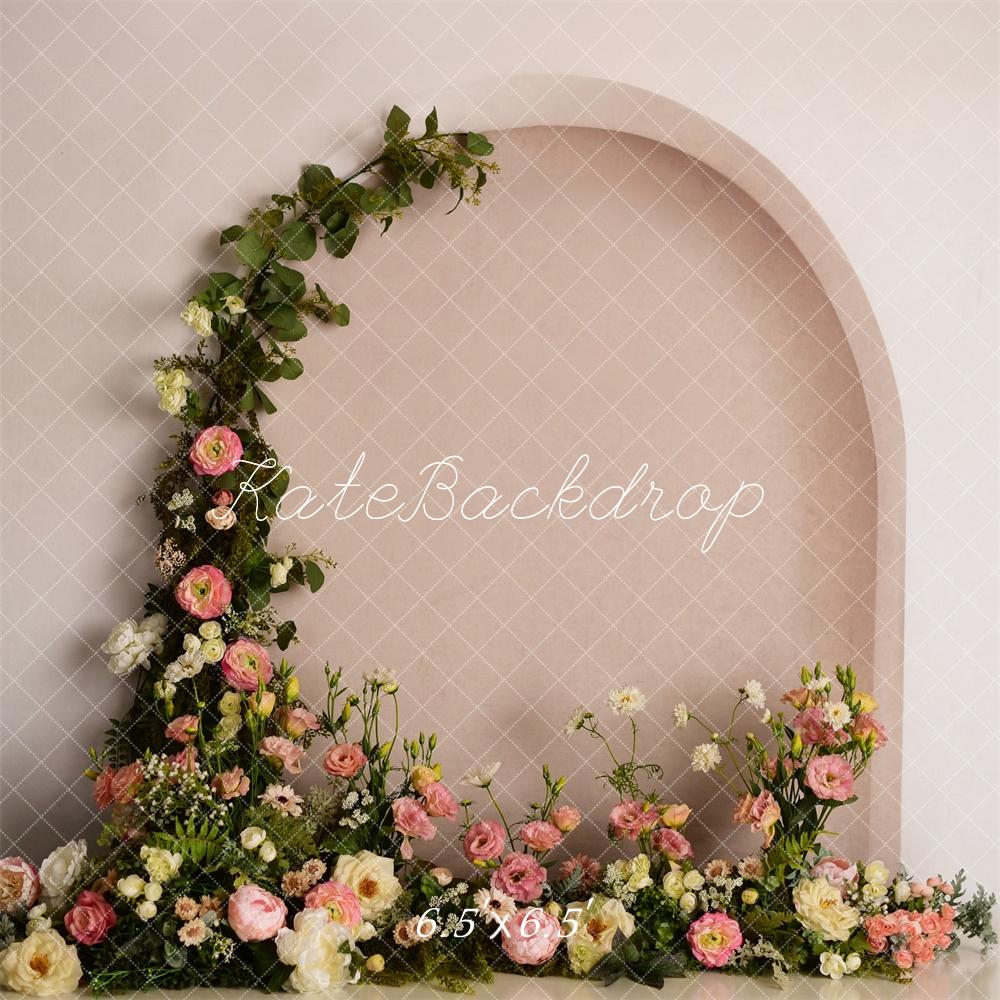 Kate Frühling Blumenbogen Wand Elegant Hintergrund von Mandy Ringe Fotografie - Kate Backdrop.de