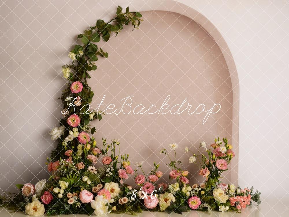 Kate Frühling Blumenbogen Wand Elegant Hintergrund von Mandy Ringe Fotografie - Kate Backdrop.de