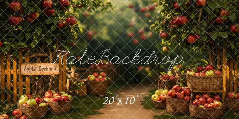 Kate Herbst Apfelgarten Hintergrund Entworfen von Emetselch - Kate Backdrop.de