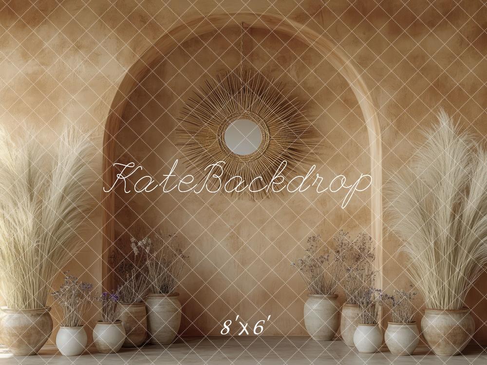 ⚡Blitzangebote #2-Kate Boho-Bogen Getrocknete Pampaswand hintergrund - Kate Backdrop.de