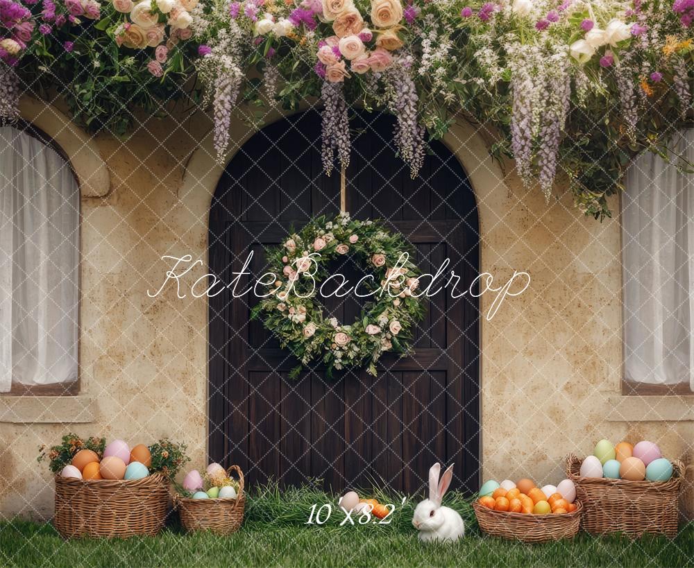 Kate Valentinstag Herzen Blumen Rosa hintergrund Entworfen von Mini MakeBelieve - Kate Backdrop.de