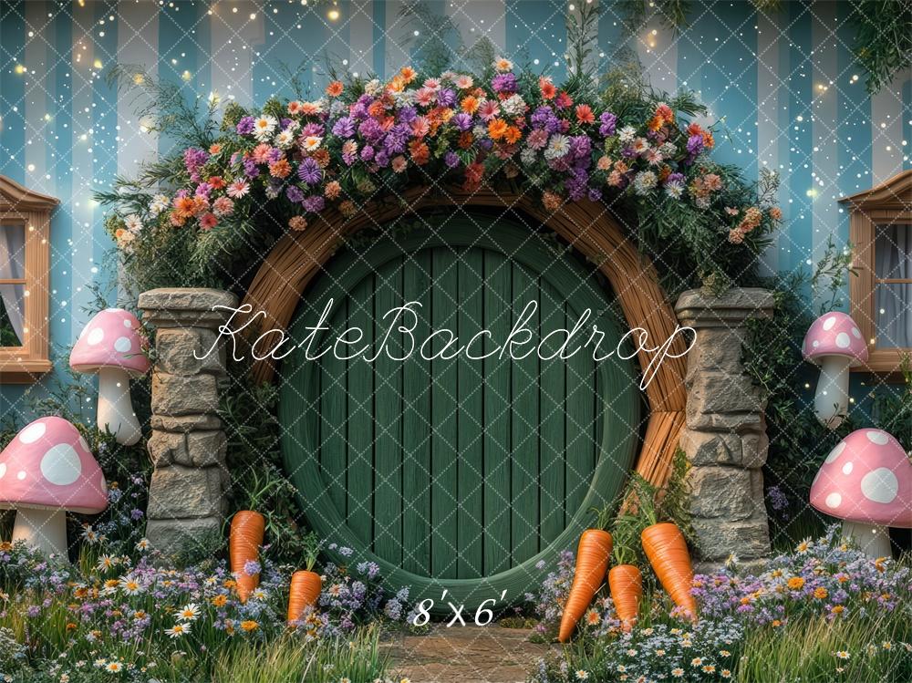 Kate Ostern Phantasie Hobbit Haus hintergrund Entworfen von Mini MakeBelieve - Kate Backdrop.de