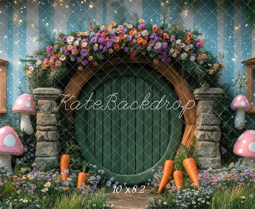 Kate Ostern Phantasie Hobbit Haus hintergrund Entworfen von Mini MakeBelieve - Kate Backdrop.de