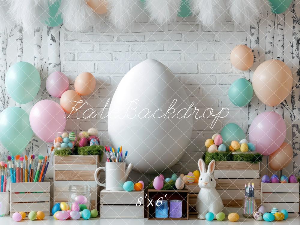 ⚡Blitzangebote #1-Kate Osterhase Pastell-Eier hintergrund - Kate Backdrop.de