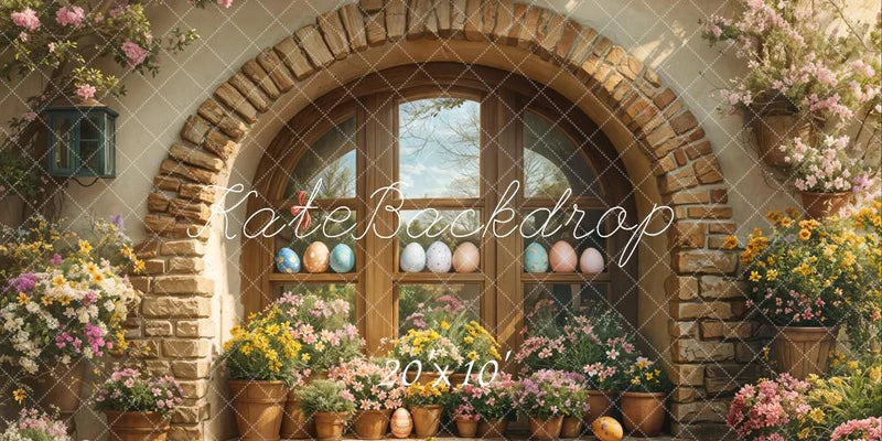 🔥50%OFF-Kate Ostern Blumenbogen Fenster Außen Hintergrund - Kate Backdrop.de