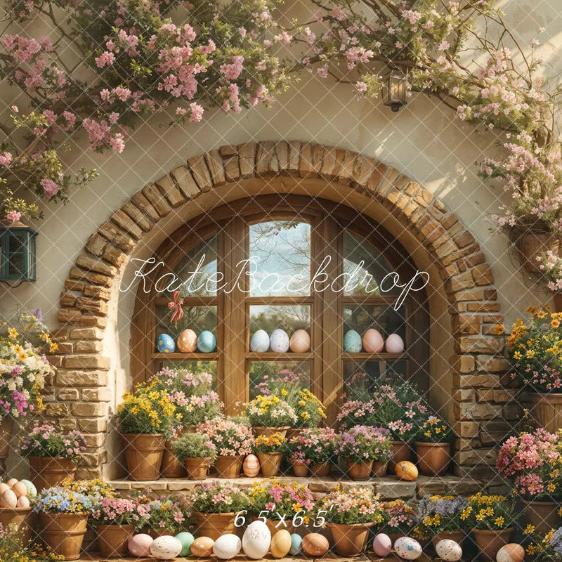 🔥50%OFF-Kate Ostern Blumenbogen Fenster Außen Hintergrund - Kate Backdrop.de