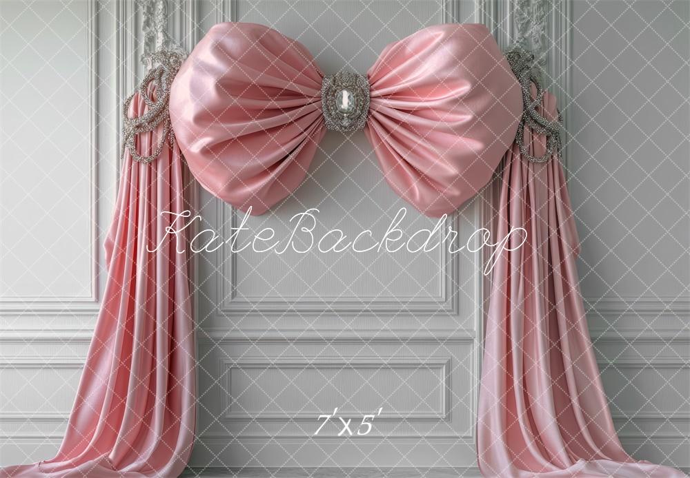 🔥50%OFF-Kate Rosa Schleife Vorhang Retro Hintergrund - Kate Backdrop.de