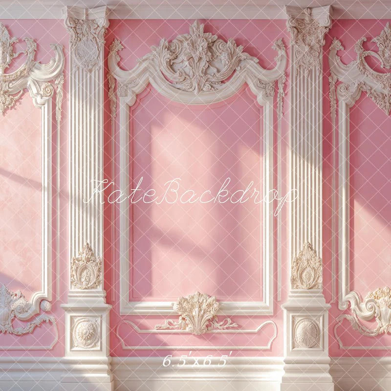 Kate Elegantes rosa Vintage-Wand-Sonnenlicht Hintergrund entworfen von Emetselch - Kate Backdrop.de