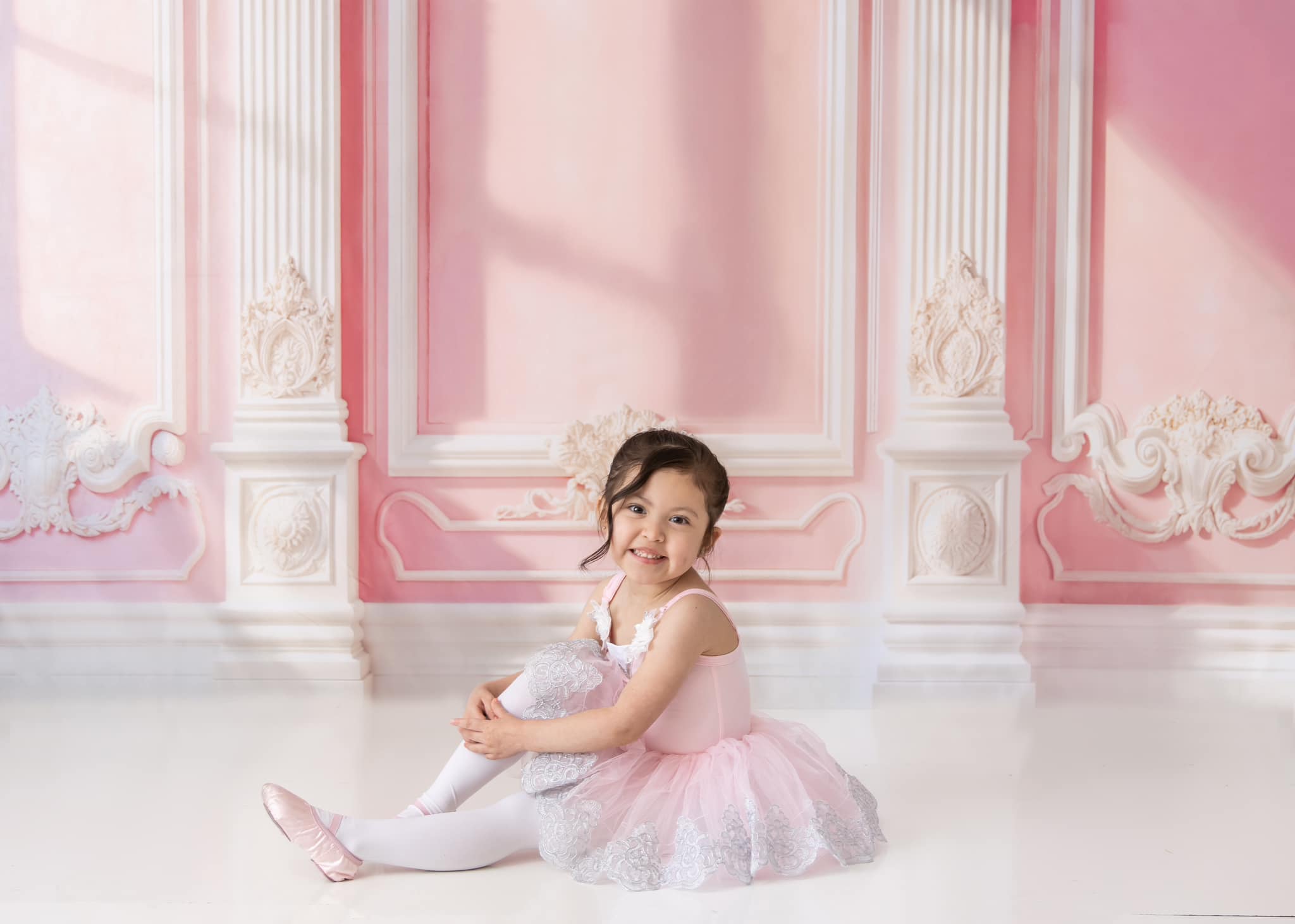 Kate Elegantes rosa Vintage-Wand-Sonnenlicht Hintergrund entworfen von Emetselch - Kate Backdrop.de