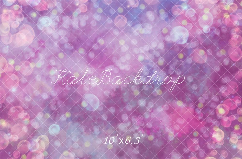🔥50%OFF-Kate Cake Smash Rosa und lila Tanz Bokeh Hintergrund - Kate Backdrop.de