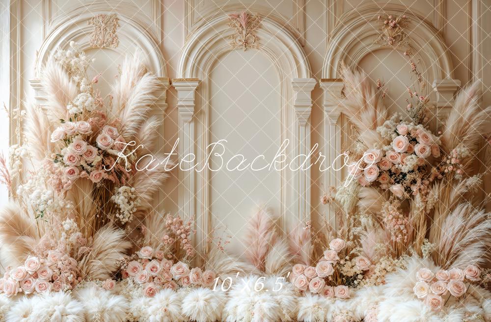🔥50%OFF-Kate Boho Blumenbogen Hochzeit Retro Hintergrund - Kate Backdrop.de