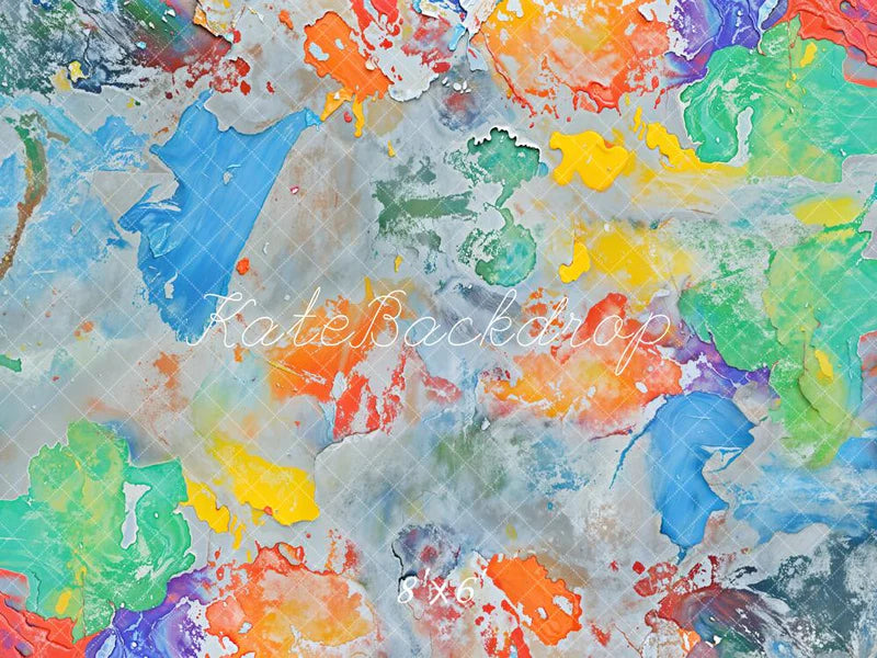 Kate Abstrakte farbenfrohe Farbe Fleece Hintergrund - Kate Backdrop.de