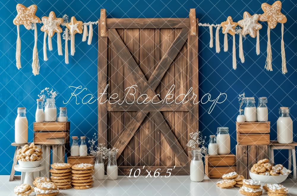 🔥50%OFF-Kate Rustikaler Milchkeks Holz Hintergrund von Patty Roberts - Kate Backdrop.de
