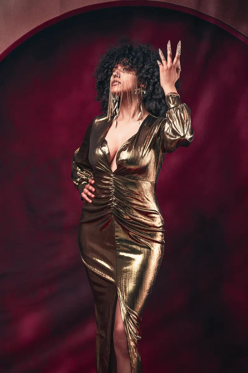 ⚡Blitzangebote #2-Kate Luxuriöse Goldbogenvorhänge aus rotem Samt Hintergrund - Kate Backdrop.de