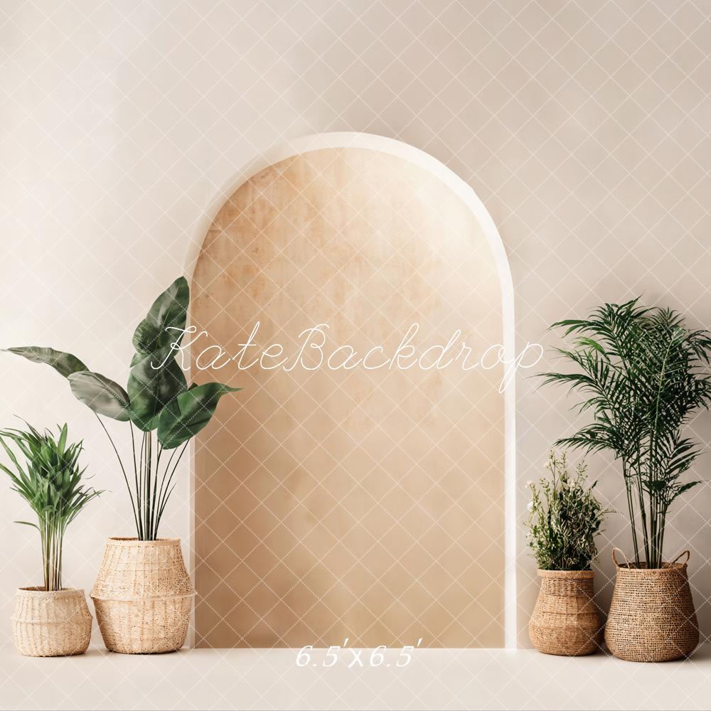 ⚡Blitzangebote #1-Kate Boho Minimalist Bogen Pflanze Hintergrund - Kate Backdrop.de