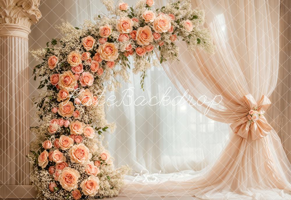 Kate Elegante Blumenbogenvorhänge Hintergrund Von Kate - Kate Backdrop.de