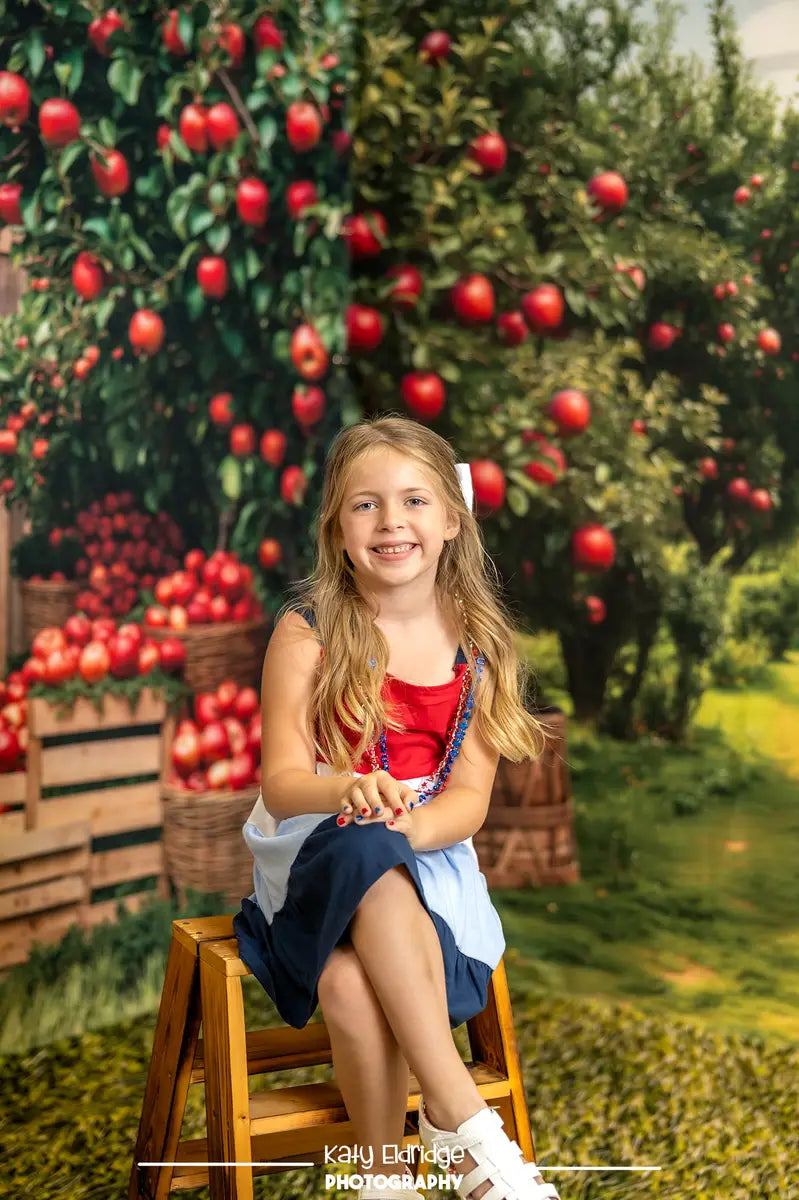 Kate Herbst Apfel Obstgarten Scheune Raum Hintergrund-Set - Kate Backdrop.de