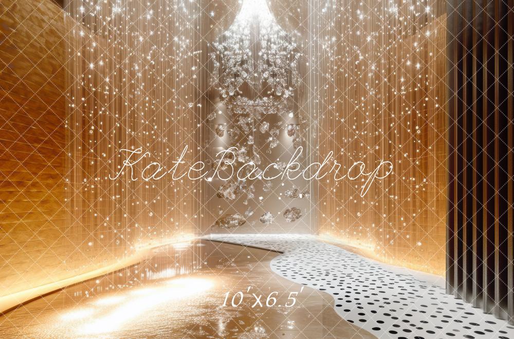 ⚡Blitzangebote #2-Kate Mode Luxus Interieur Elegant Glitzernde Lichter Hintergrund - Kate Backdrop.de