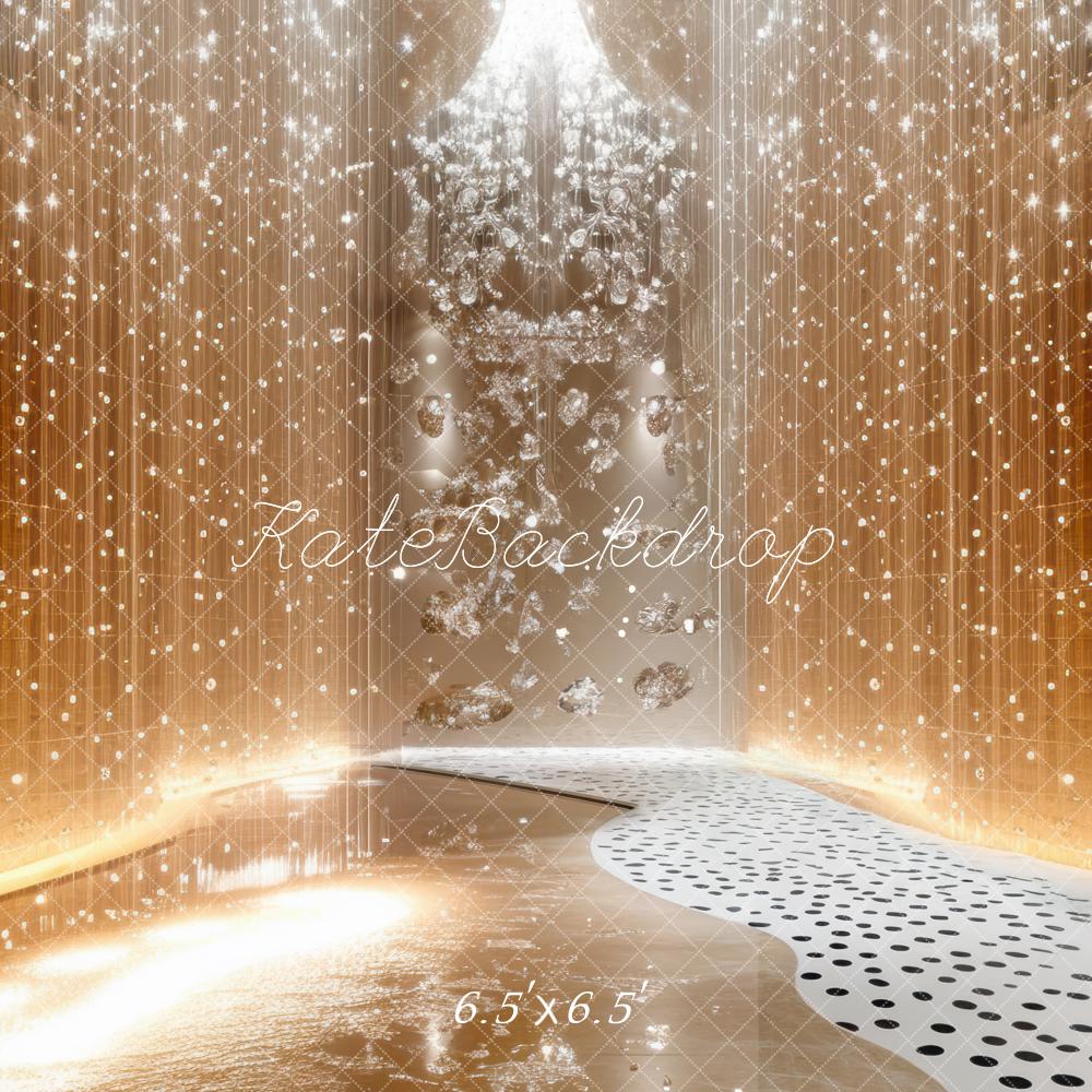 ⚡Blitzangebote #2-Kate Mode Luxus Interieur Elegant Glitzernde Lichter Hintergrund - Kate Backdrop.de