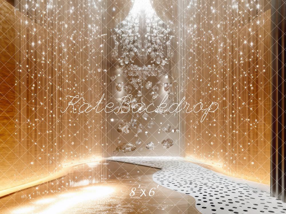 ⚡Blitzangebote #2-Kate Mode Luxus Interieur Elegant Glitzernde Lichter Hintergrund - Kate Backdrop.de