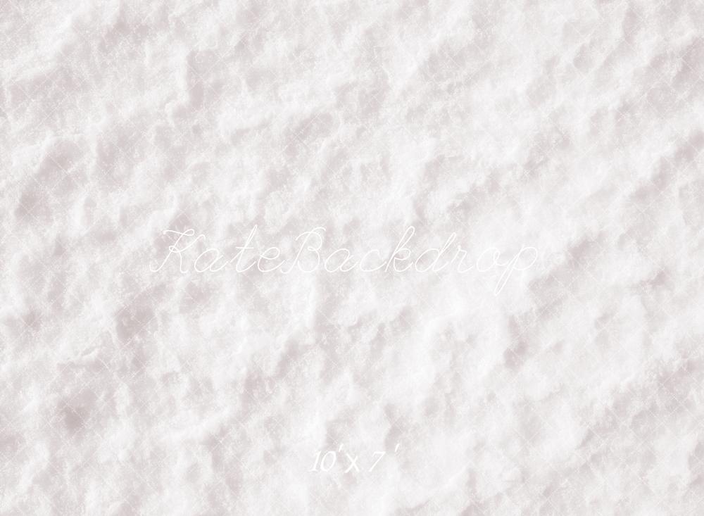 Kate Winter Weiß Schnee Vinyl Hintergrund Boden