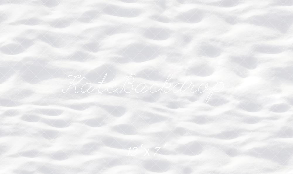 Kate Winter-Schnee-Textur Vinyl Hintergrund Boden