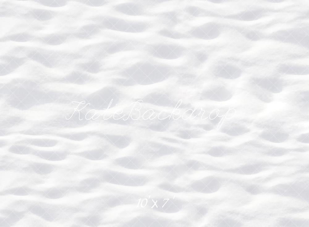 Kate Winter-Schnee-Textur Vinyl Hintergrund Boden