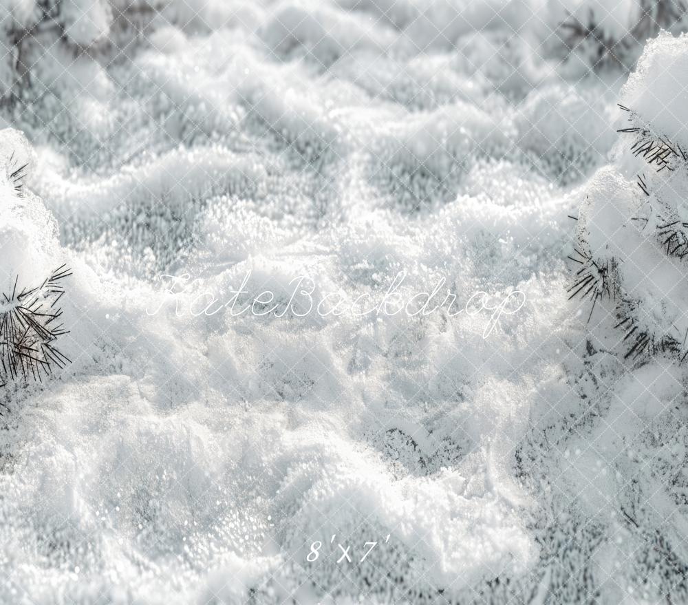 Kate Winterschnee Vinyl Hintergrund Boden