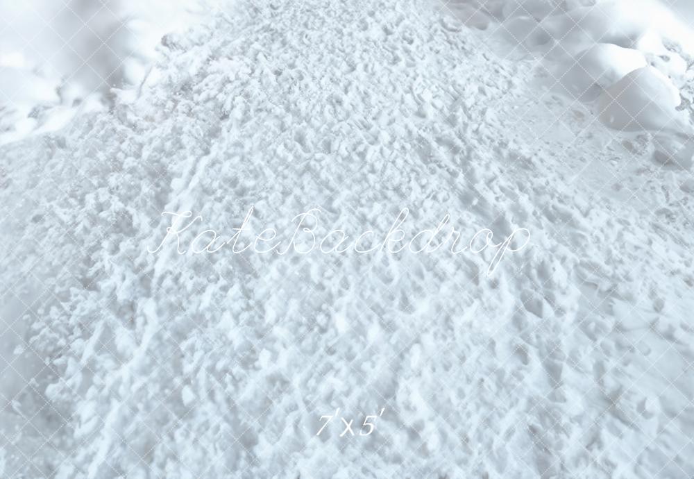 Kate Winterweißer Schnee Vinyl Hintergrund Boden