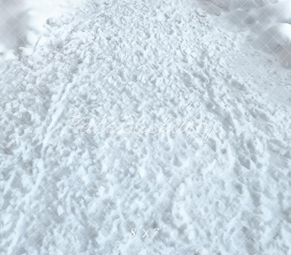 Kate Winterweißer Schnee Vinyl Hintergrund Boden