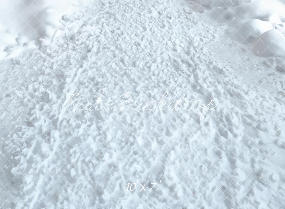Kate Winterweißer Schnee Vinyl Hintergrund Boden