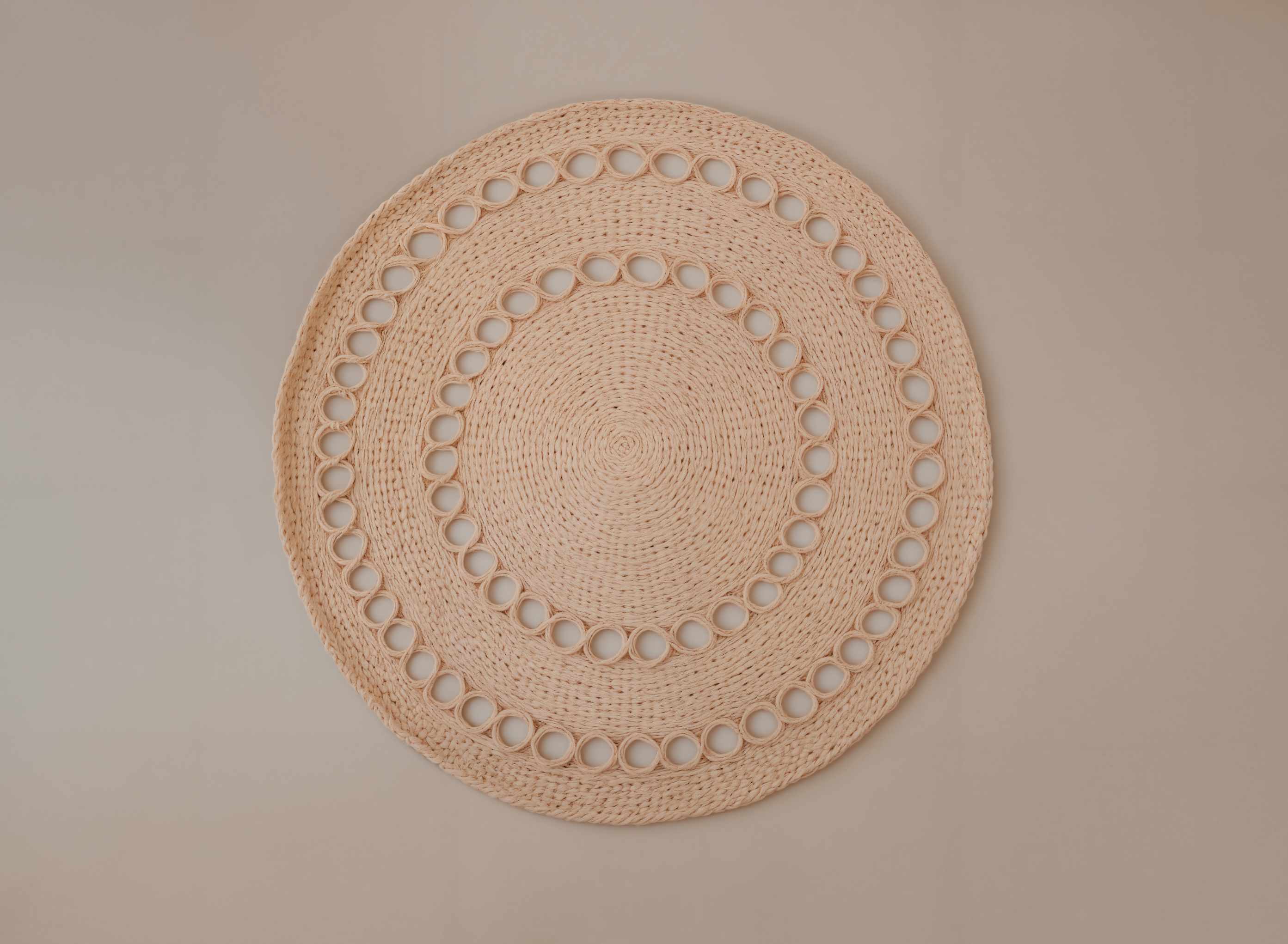 Kate Boho Rattan Teppich Beige Boden Vinyl Hintergrund - Kate Backdrop.de