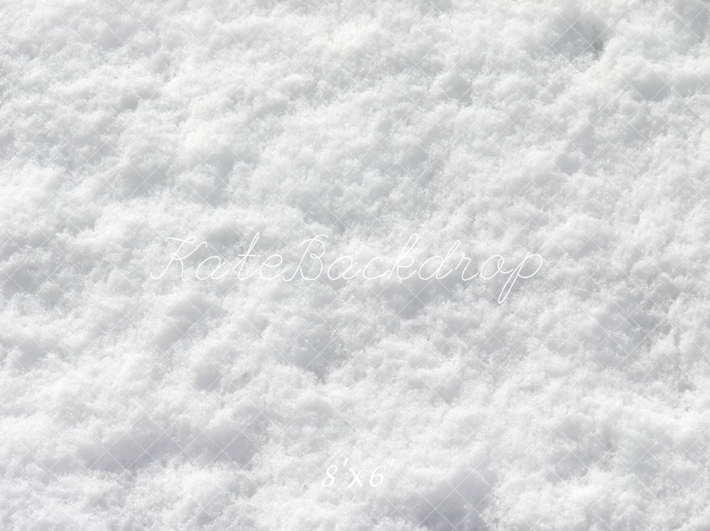 Kate Winter/Weihnachten Schneeboden Fleece Hintergrund - Kate Backdrop.de