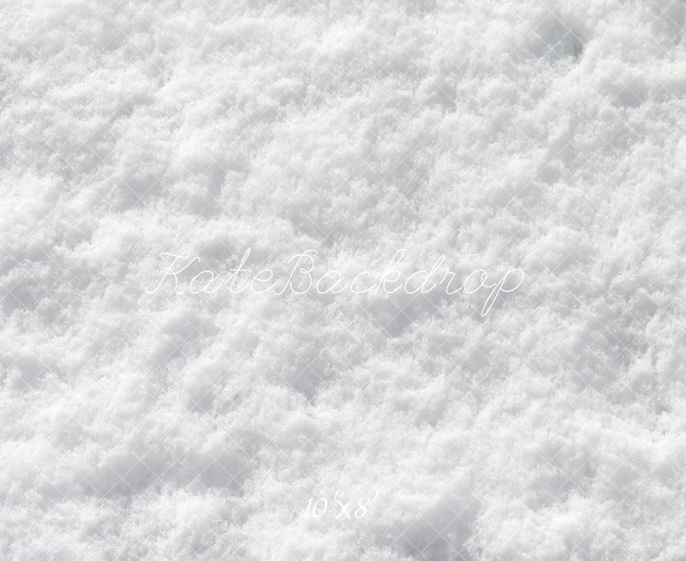 Kate Winter/Weihnachten Schneeboden Fleece Hintergrund - Kate Backdrop.de