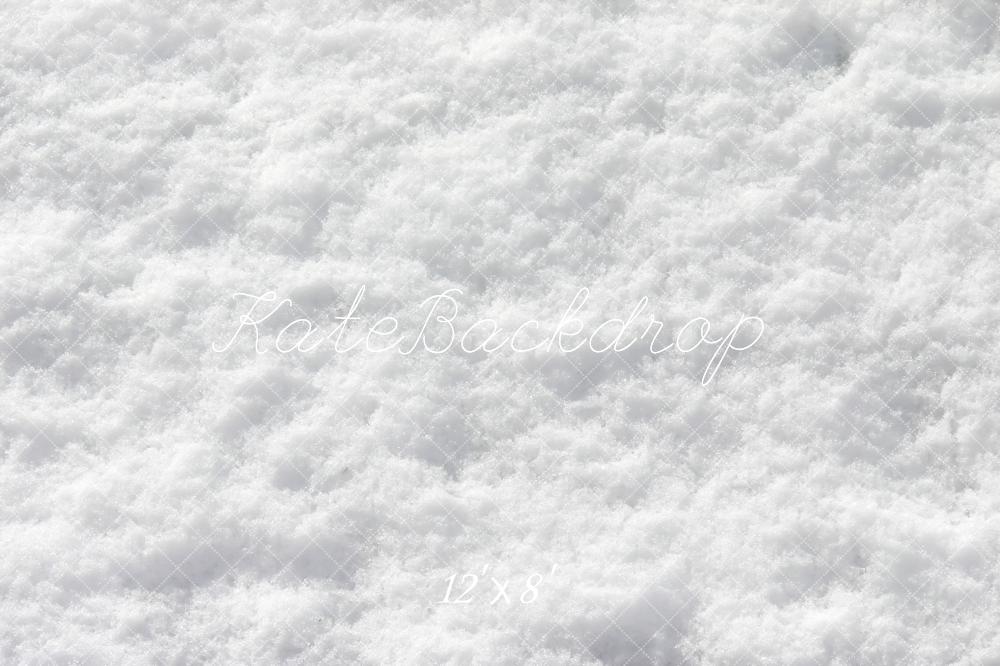 Kate Winter/Weihnachten Schneeboden Fleece Hintergrund - Kate Backdrop.de