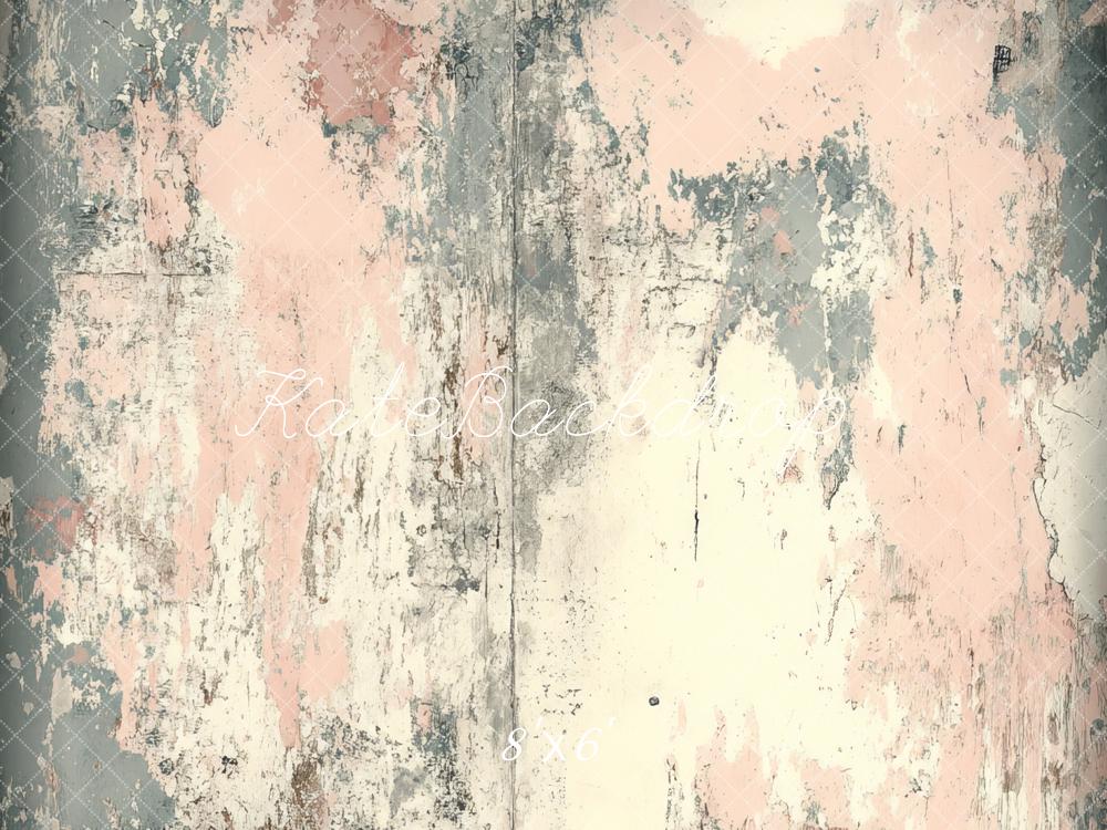 Kate Vintage Wand Abstrakte Textur Rosa Fleece Hintergrund Entworfen von Lidia Redekopp