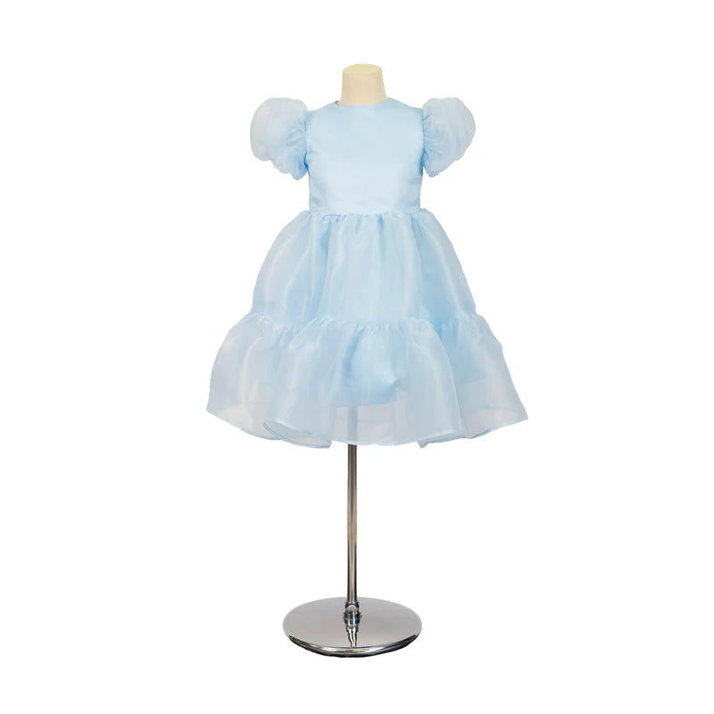 Kate Blaues Kinderkleid für die Fotografie