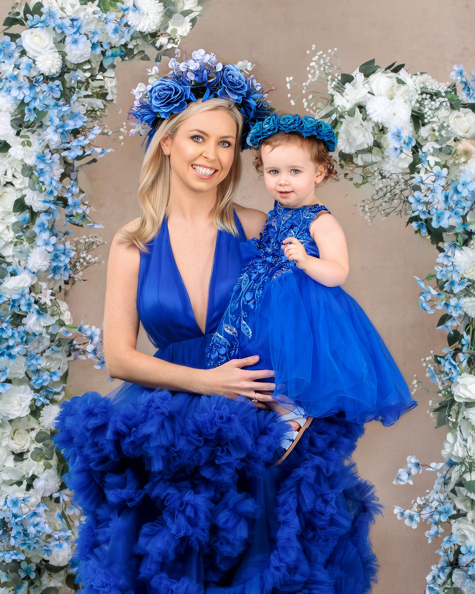Kate V-Ausschnitt Halter Neck Cake Tutu Mutterschaft Fotoshooting Kleid - Kate Backdrop.de