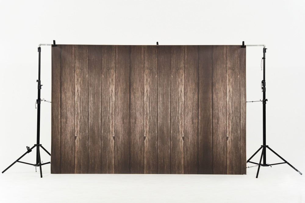 Kate Vinyl-Hintergrund für Neugeborene Dunkles Holz Boden - Kate Backdrop.de