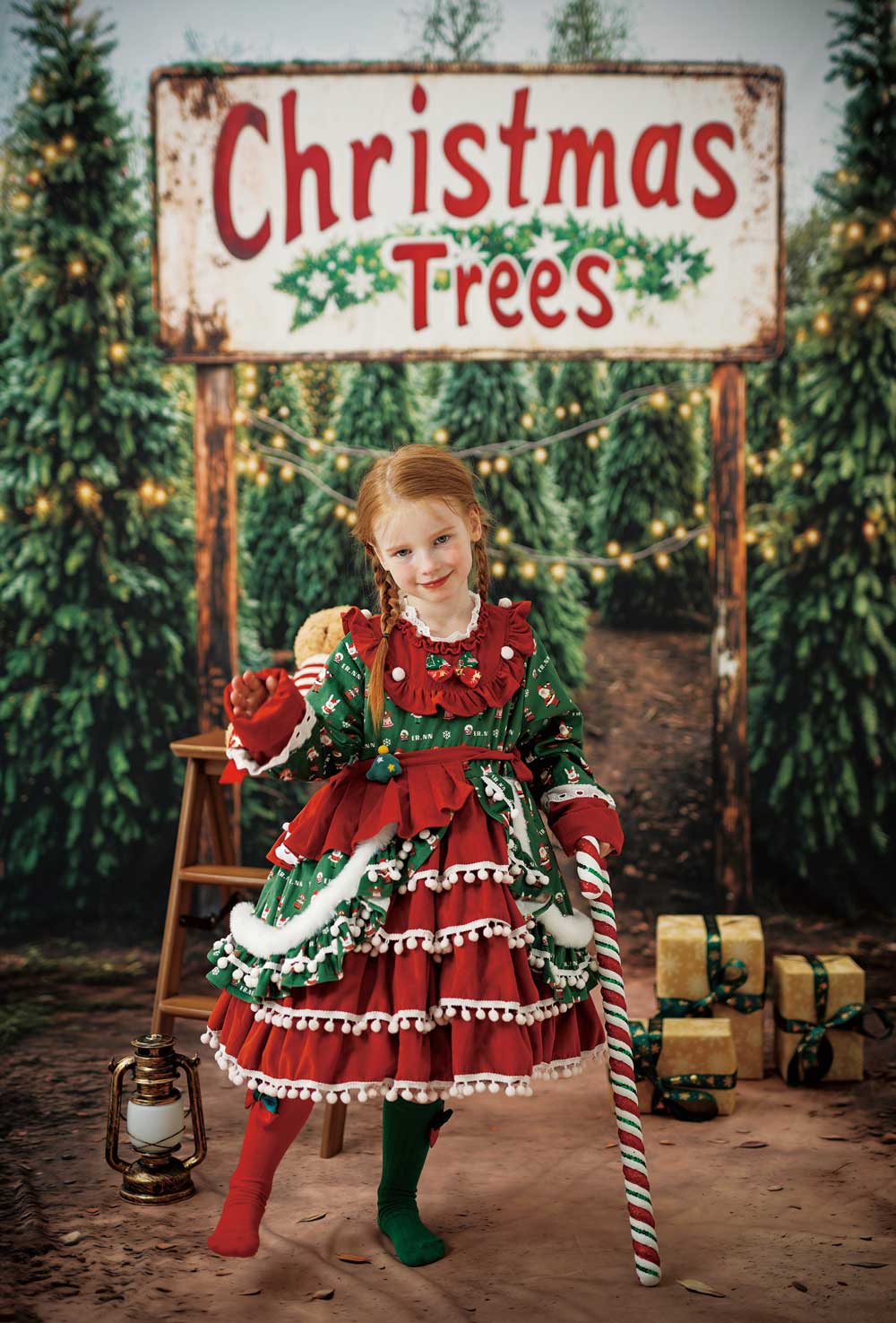 Kate Weihnachts-Lolita-Prinzessinnenkleid - Kate Backdrop.de